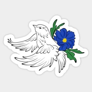 Ukrainian nightingale Sticker